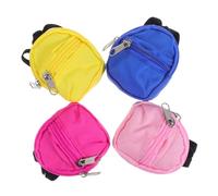 Toddmomy 4 Mochilas para Juegos De Simulación Accesorios para Juegos De Simulación Minibolsas Mochilas para Muñecas Minimochilas para Juguetes Minimochilas para Casas De Muñecas