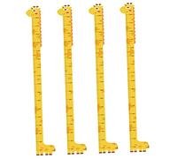 Toddmomy 4 Pegatinas de Pared de Pvc Tabla de Altura para Niños, Medidor de Crecimiento Infantil Removible para Decoración de Habitación y Dormitorio Infantil