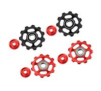 Toddmomy 4 Piezas Ajustar El Desviador Trasero Desviador Trasero De Bicicleta Desviador Mtb Cambio Trasero De Bicicleta Piezas De Componentes De Bicicleta Polea De Cambio 11t Equipo Rueda