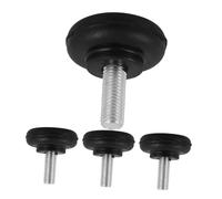 Toddmomy 4 Piezas Amortiguadores de Goma Ajustables Patas Niveladoras Antideslizantes para Muebles Pads de Absorción de Vibraciones y Reducción de Ruido Resistentes y Duraderos para