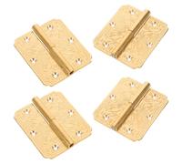 Toddmomy 4 Piezas Bisagras Pequeñas de Latón para Puertas de Armario y Proyectos de Bricolaje Herrajes Resistentes para Muebles Puertas Dobles Desmontables Color Cobre