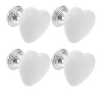 Toddmomy 4 piezas Botones de Pulsador para Cisterna de Inodoro Forma de Corazón de Herramienta Auxiliar para Facilitar Descarga Fácil Instalación sin Herramientas Accesorio Práctico para