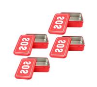 Toddmomy 4 piezas Caja de Herramientas Exterior Sos Resistente y Compacta para Almacenar y Organizar Equipos de Camping y Senderismo Portátil