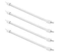 Toddmomy 4 Piezas Elemento Calefactor de Cuarzo 300-400 W para Calentador | Tubo de Infrarrojos Lejanos, Estilo Enchufable, Blanco, Interior Hogar y Oficina, Repuesto de 13, 58 Pulgadas