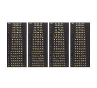 Toddmomy 4 Piezas Guía de dedo de guitarra herramienta de práctica de guitarra PVC Black