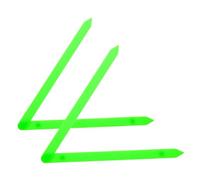 Toddmomy 4 Piezas Herramientas Magnéticas de Demostración de Ángulos Aula Material Didáctico Geométrico Comprender Ángulos Manipulativos de Matemáticas Aprendizaje