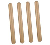 Toddmomy 4 Piezas Palos Musicales de Madera Instrumento de Percusión Claves para Desarrollo de Coordinación y Ritmo Casa o Aula
