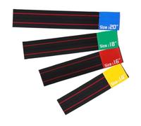 Toddmomy 4 Piezas partes de tambor accesorios de tambor cinturón sordo de platillos práctica de batería círculo mudo de platillos silenciadores de tambor silenciador de platillos poliéster