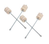 Toddmomy 4 Piezas Plantilla de Barril de Guitarra Abrazaderas de Luthier para Reparar Grietas Herramienta para Fijación de Encolado de Guitarras Material Duradero