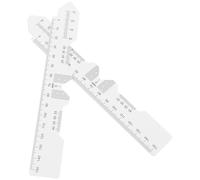 Toddmomy 4 Piezas Regla Portátil para Medir la Distancia entre Pupilas Herramienta de Medición Óptica para Gafas Medición Precisa PVC para usuarios profesionales