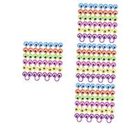 Toddmomy 4 Series Juguetes De Anillo De Actividad Ojos Azul Dedo Globo Ocular Pelota Títeres Anillos Anillo De Plástico Anillo De Ojo De Plástico El Plastico 24 Piezas X 4