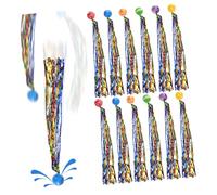 Toddmomy 40Piezas Hinchables Coloridas Juguetes Rebotantes Portátiles para Fiestas Cumpleaños y Verano de Fiesta Divertidos con Serpentinas Saltarinas