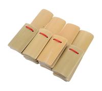 Toddmomy 4piezas Allegro para Principiantes Kuaiban Castañuelas de Bambú Instrumentos Musicales Portátiles para Práctica de Percusión Mano Tradicional Chino