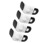 Toddmomy 4piezas Bloqueo Anti-pellizco Cerraduras Para Armarios Cerraduras De Seguridad Para Cajones y Alacenas Protección Infantil Para Despensa y Cocina