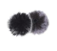 Toddmomy 4piezas Cubiertas de Parabrisas Peludo para Micrófonos de Solapa Lavalier Protectores de Viento Mini Parabrisas para Micrófono Inalámbrico