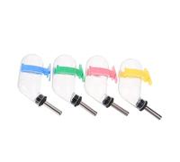 Toddmomy 4Piezas Dispensador de Agua Colgante para Hámster de Duradero Bebedero Seguro y Práctico con Diseño Transparente de Instalar y Rellenar