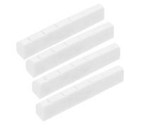 Toddmomy 4piezas Nuez De Hueso De Buey Para Cejuela De Guitarra Cejuela Pre-ranurada De Hueso Accesorio Para Guitarra Adecuado Para De Instrumento Musical