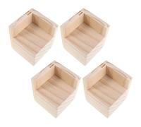 Toddmomy 4piezas Patas para Cuna Madera Que Aumentan la Altura Soporte de Patas de Marco de Cama para Sillas de Sofá y Usos Domésticos