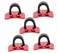 Toddmomy 5 Juegos Guía de Cable para Bicicleta de y Carretera con Clips C de Adhesión Fuerte de Soporte de Aluminio Rojo Instalación Rápida y Diseño Vibrante para Gestión Efectiva de Cables