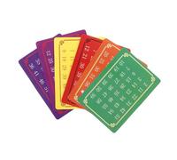 Toddmomy 5 Juegos Telepathic Number Cards de Trucos Interactivos para Lectura Mental Mágicas para Fiestas y Escénicas