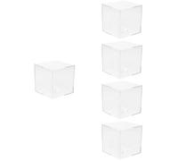 Toddmomy 5 Piezas Caja de presentación Duro selecciones Mostrar Titulares múltiple Estuche Guitarra Recoger contenedor Caso Soporte para púas de Ukelele Acrílico Transparent