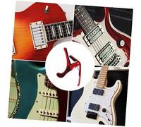 Toddmomy 5 Piezas Cejilla Metálica Para Ukelele y Guitarra Afinador De Guitarra Folk De Agarres Profesionales De Pinza Afinador De Ukelele