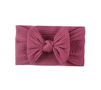 Toddmomy 5 piezas Diademas de Nylon para Bebés con Lazo Accesorios Infantiles Texturizados para Suave Rojo Rojo para Cumpleaños y Fotos Familiares
