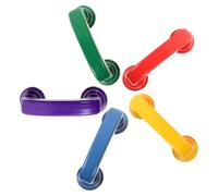 Toddmomy 5 Piezas Juguetes de Teléfono Susurrante para Juguetes Educativos de Plástico la Coordinación Pronunciación Rojo Azul Pavo Real Amarillo Verde Oscuro