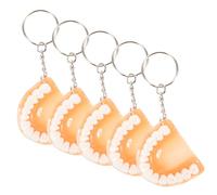 Toddmomy 5 Piezas llavero divertido colgante mini novedad Keychains para mujeres Navidad falso asistente llaveros llavero de Llaveros de