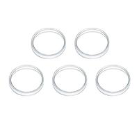 Toddmomy 5 Piezas Placas de Petri para Laboratorio de Vidrio, Placas de Petri Planas de Vidrio, para Cultivo Celular, Experimentos de Laboratorio E Investigación Científica