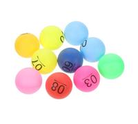 Toddmomy 50 Piezas Bola de número de Color Bola de lotería rifa de Bolas de Dibujo Bolas de Loteria numeradas Interesante Juego de Bolas Accesorios de Actividad del Partido páginas