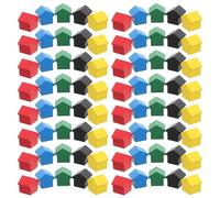 Toddmomy 50 Piezas Juego de ajedrez Mini Tablero de ajedrez Juego de Mesa de Madera Accesorios para Juegos de Mesa fichas de Juego Decoraciones de ajedrez Match Toys de ajedrez