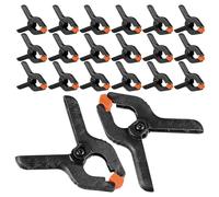 Toddmomy 50 Piezas Unidades Abrazaderas Resorte Plástico Clips Sujeción Rápida para Fotografía Fondo Estudio Ligeras y Portátiles para Profesionales Móviles