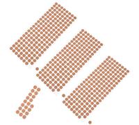 Toddmomy 500 Puntos de Corcho Autoadhesivos Redondos 15Mm Diámetro X 1Mm Grosor Almohadillas de Corcho Antideslizantes y Aislantes Térmicos para Muebles Protectores para Patas de Sillas