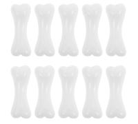 Toddmomy 500pcs Mini Huesos Esqueléticos: Huesos de Plástico Blancos para Decoraciones de Halloween, Accesorios de Cosplay, Manualidades DIY, Accesorios de Calaveras