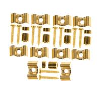 Toddmomy 5juegos Estabilizador De Cuerdas Para Guitarra Eléctrica Compatible Con Fender Guía De Retención De Cuerdas Con Tornillo De Montaje Soporte Para De Guitarra