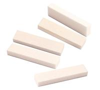 Toddmomy 5piezas Cejuelas De Hueso De Búfalo Para Guitarra Acústica Ukelele y Banjo Material De Hueso De Vaca Accesorio Musical Para Reparaciones