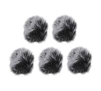 Toddmomy 5piezas Cubierta De Micrófono Antipolvo y Antisalpicaduras De Fieltro Para Micrófono Lavalier Protección Efectiva Contra y Saliva Para Profesional y Exteriores