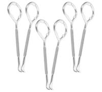 Toddmomy 6 Elevadores de Tapas para Latas de Pintura 5l y Baldes de Adhesivo, Abridor Manual Multifuncional de Abrelatas Acero M10 Resistente para Uso en Bricolaje y Pintura