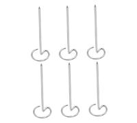 Toddmomy 6 Piezas Brochetas Verticales Inoxidable para Barbacoa Reutilizables Diseño para Freidora de Aire y Parrilla para Kebabs y Carnes Asadas Casa y Exteriores