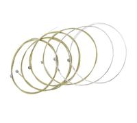 Toddmomy 6 Piezas Cuerdas De Guitarra De Bronce De Fósforo Cuerdas Repuesto Para Guitarra Folk Accesorio Duradero Con Alta Resistencia La Corrosión Española Flamenca