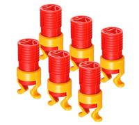 Toddmomy 6 Piezas de Abrazadera de Tornillos Manuales de Plástico Abs, Portapuntas para Taladro, Pinza de Sujeción Segura para Carpintería, Herramienta Versátil para Trabajo en