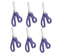 Toddmomy 6 Piezas Mini Metal Scissors Set For Dollhouse Accessories Safe Pretend Play Performing Prop Creative DIY Craft Office Supplies