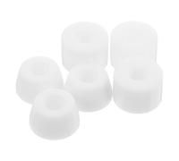 Toddmomy 6 Piezas PU Shock Absorbing Roller Skate Bushings de Amortiguadores para Patines de Ruedas Accesorios para Equipamiento de Skate