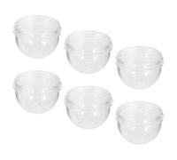 Toddmomy 6 Piezas Tapón de Túnel para Mascotas, Tapones de Plástico para Tubos de Hámster, Conexión Externa de Jaula, 6,9x6,9x4,5cm, para Ratones y Ratas, Portátil