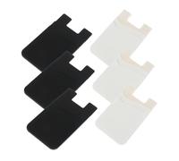Toddmomy 6 Piezas Tarjeteros Adhesivos para Móviles Billetera de Silicona Ligera y Delgada para Colocar la Parte Trasera del Teléfono Porta Tarjetas Práctico y Versátil para Tarjetas de