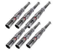 Toddmomy 6 Piezas Telescopios Infantiles Pirata de Plástico Unidades Monocular Portátil y Resistente para Fiestas Temáticas y Exploración al Aire