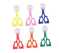 Toddmomy 6 Piezas Tijeras Atrapa para Azul Rosa Naranja Amarillo Herramienta para Exploración al Aire y Infantiles