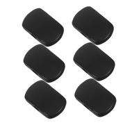 Toddmomy 6 Piezas Wooden Guitar Tuners Ebony Square Peg Buttons Ergonomic Grip Classical Guitar Parts Precision Tuning Replacement