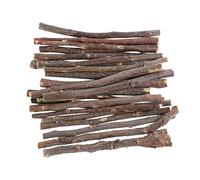 Toddmomy 60 Piezas de Manzana de molienda de Dientes dentición Mascota Cerdos Madera de morder Masticar Juguetes Conejos Juguetes de Madera de hámster Iniciar sesión